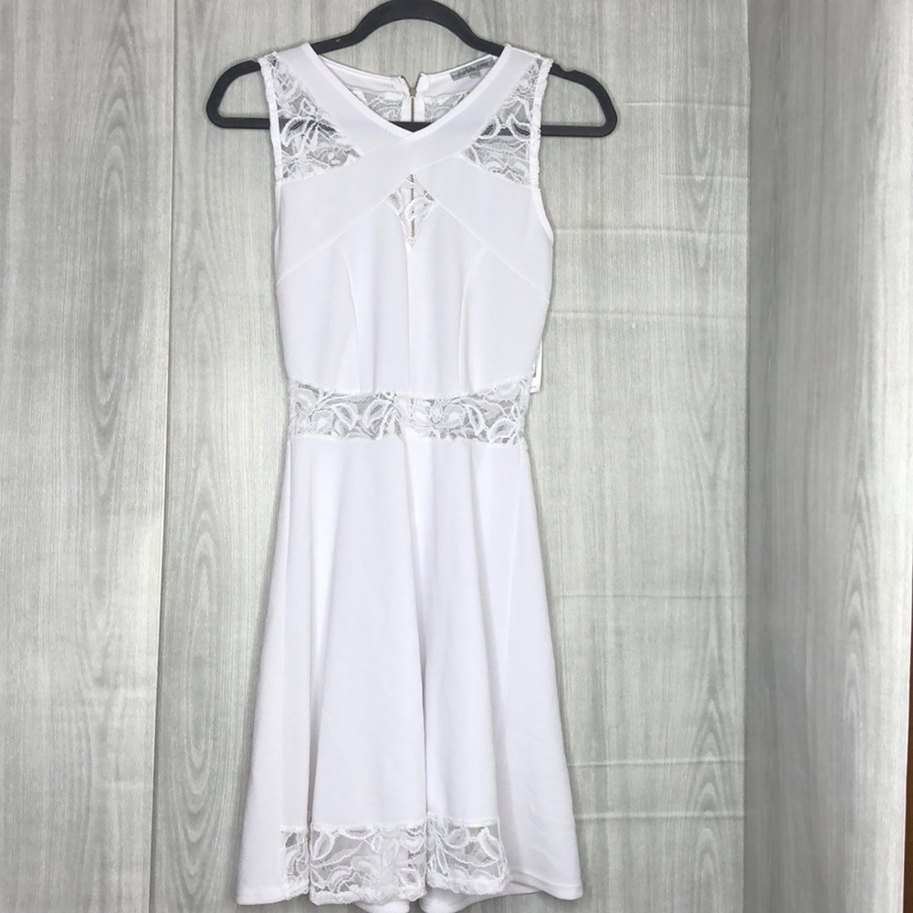 Charlotte Russe Lace white dress